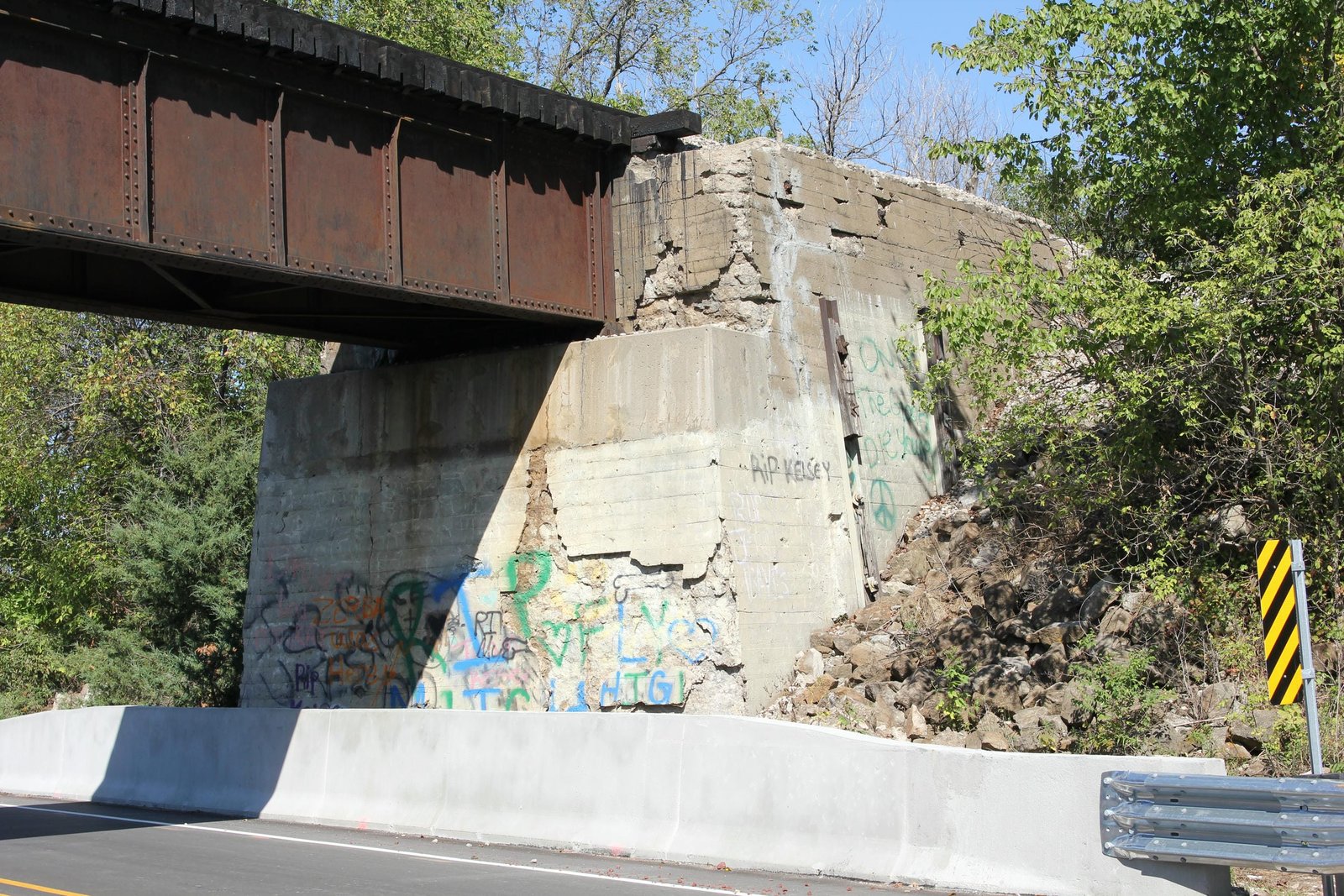 East abutment